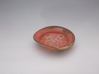 日野火色菓子鉢（P０４１２１h）